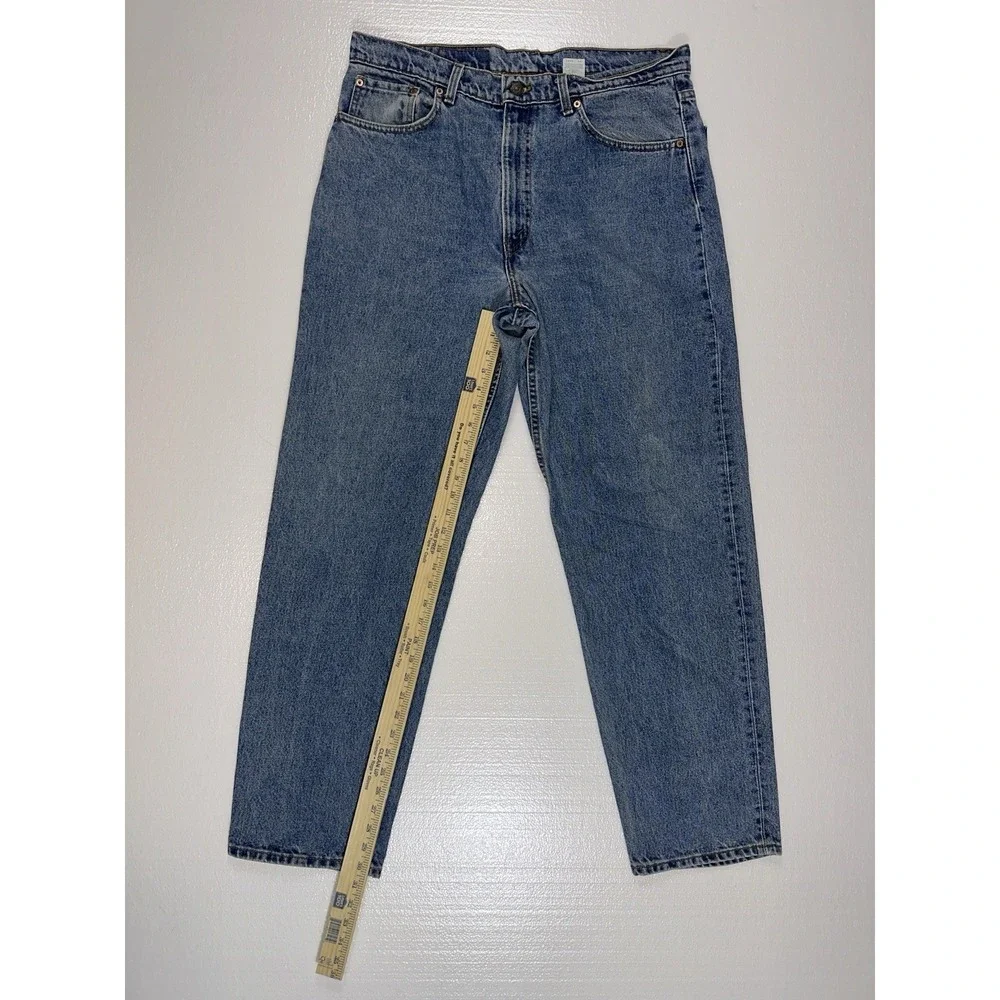 Levis 550 Relaxed Fit Jeans Mens 38x32 Blue‎ Excellent Vintage Made in USA 90s